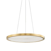 Hudson Valley - 6324-AGB - LED Chandelier - Eastport - Aged Brass