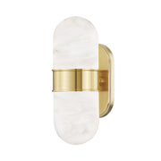 Hudson Valley - 6902-AGB - Two Light Wall Sconce - Beckler - Aged Brass