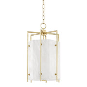Hudson Valley - 7014-AGB - LED Lantern - Flatbush - Aged Brass