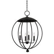 Hudson Valley - 9124-AI - Four Light Lantern - Wesley - Aged Iron