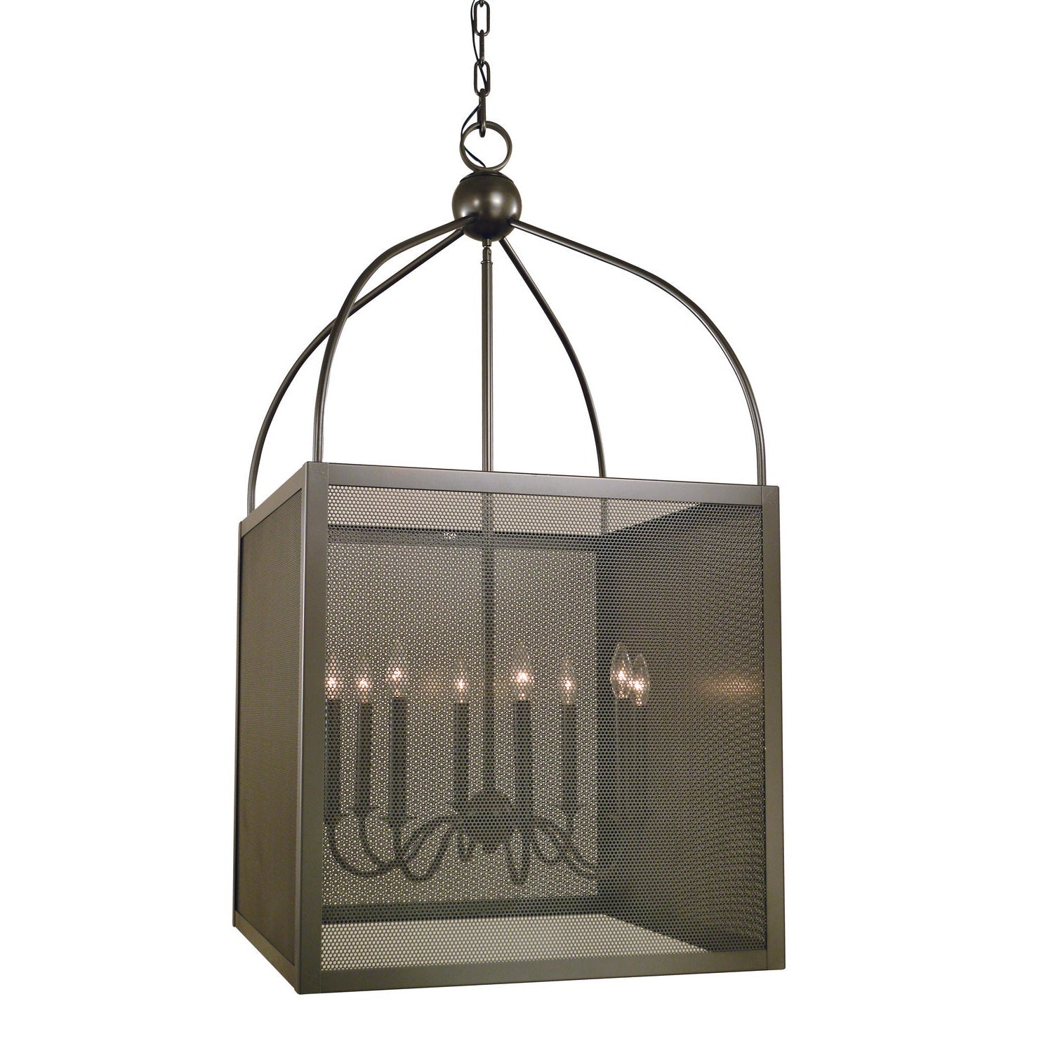 Framburg - 5468 SP - Eight Light Foyer Chandelier - Windsor - Satin Pewter