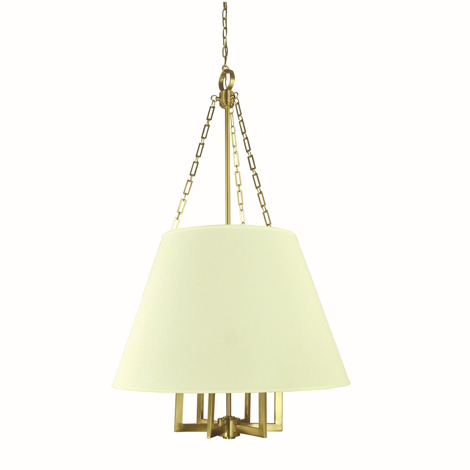 Framburg - 5606 BR - Six Light Foyer Chandelier - Bistro - Brushed Brass