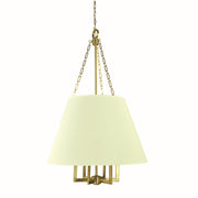 Framburg - 5606 BR - Six Light Foyer Chandelier - Bistro - Brushed Brass