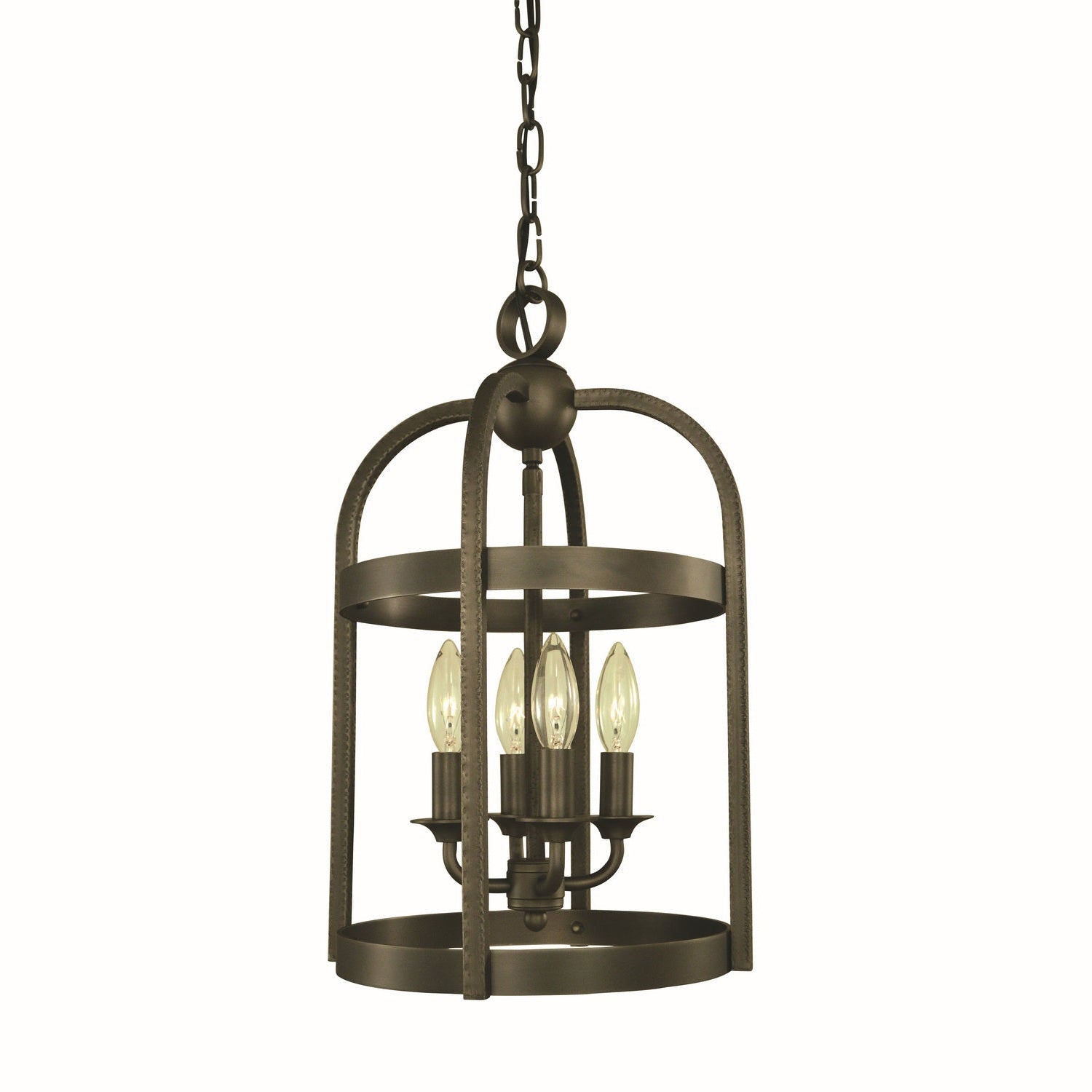 Framburg - 5644 IRON - Four Light Mini Chandelier - Heidelberg - Iron