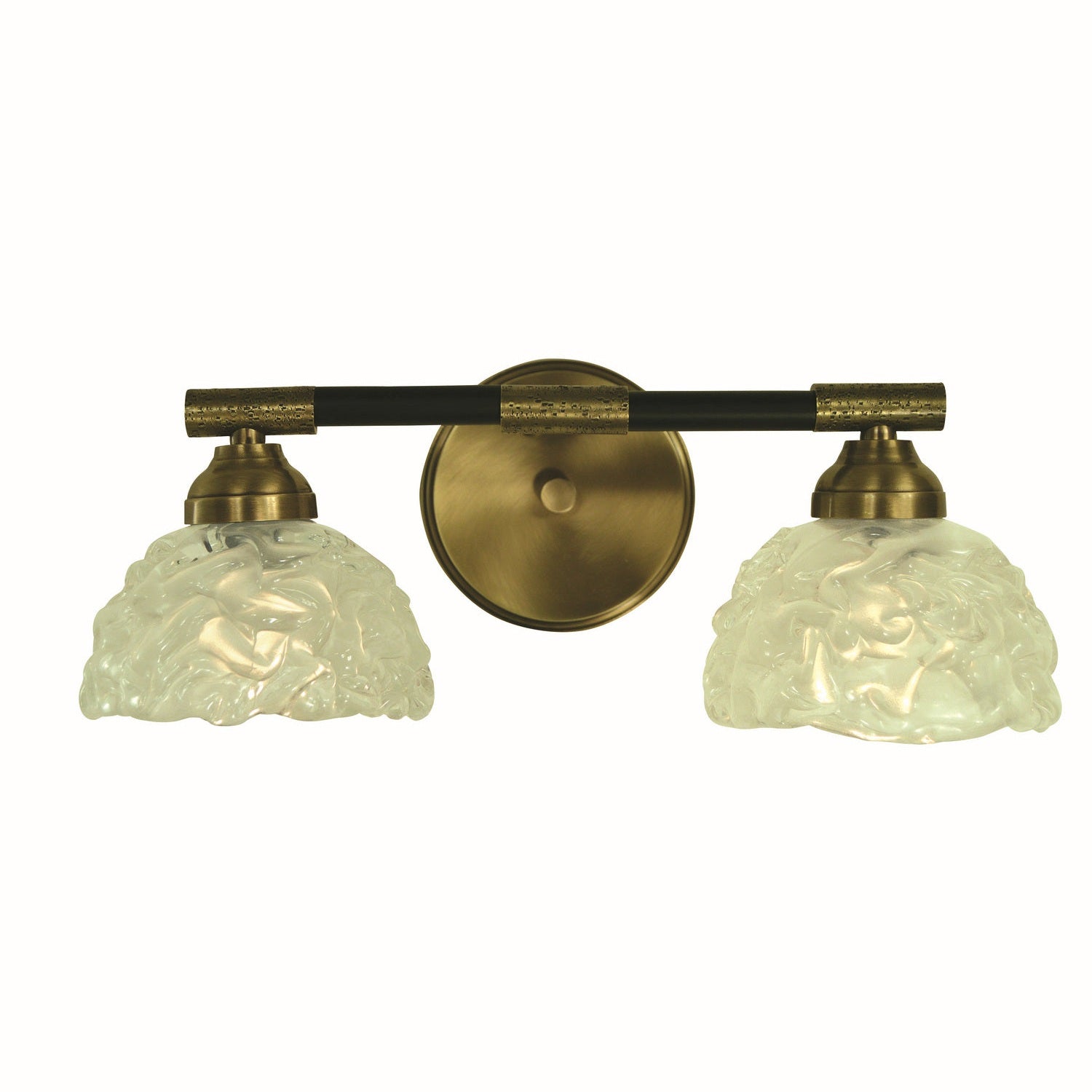 Framburg - 5662 AB/MBLACK - Two Light Wall Sconce - Stonebridge - Antique Brass/Matte Black
