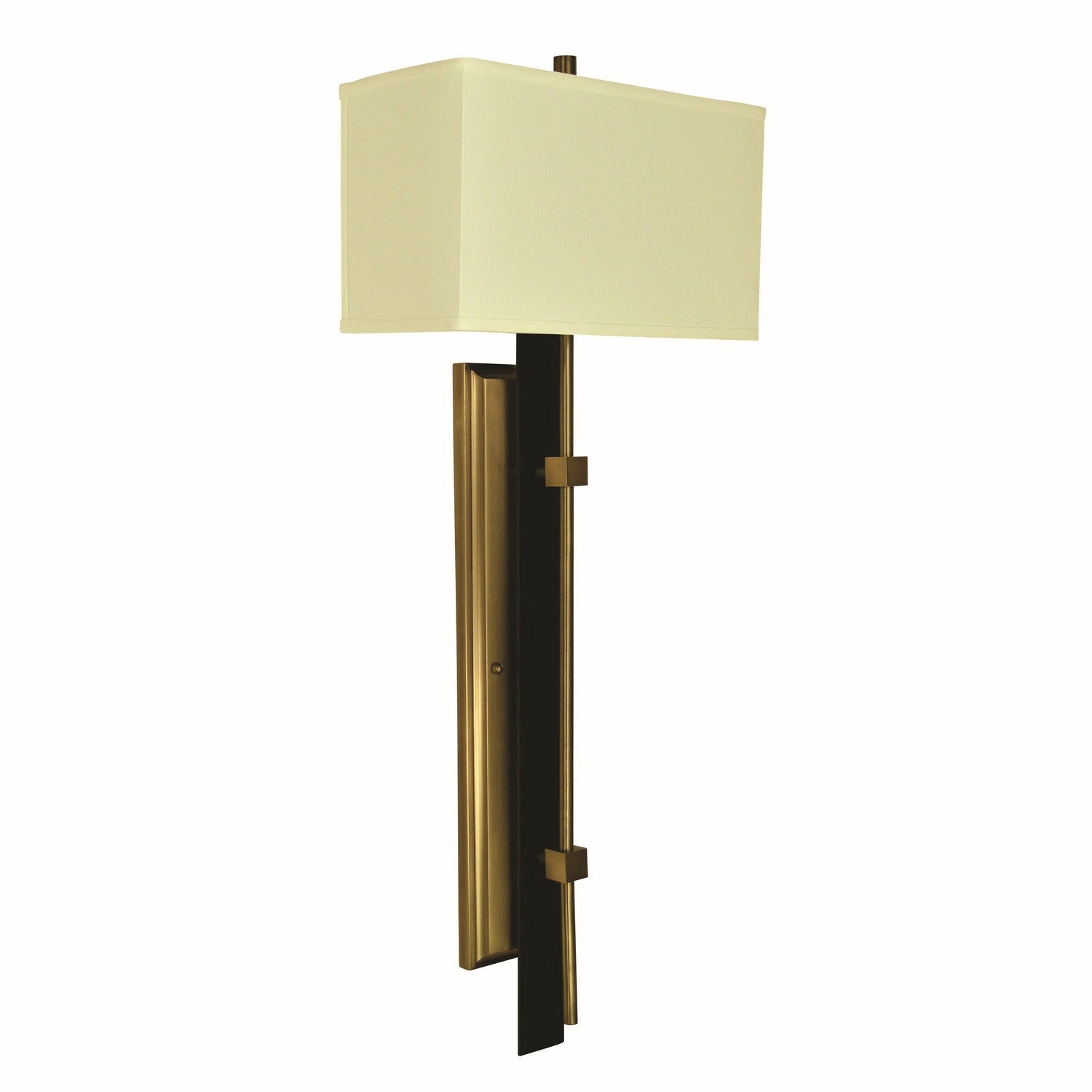Framburg - 5672 AB/MBLACK - Two Light Wall Sconce - Sconces - Antique Brass/Matte Black
