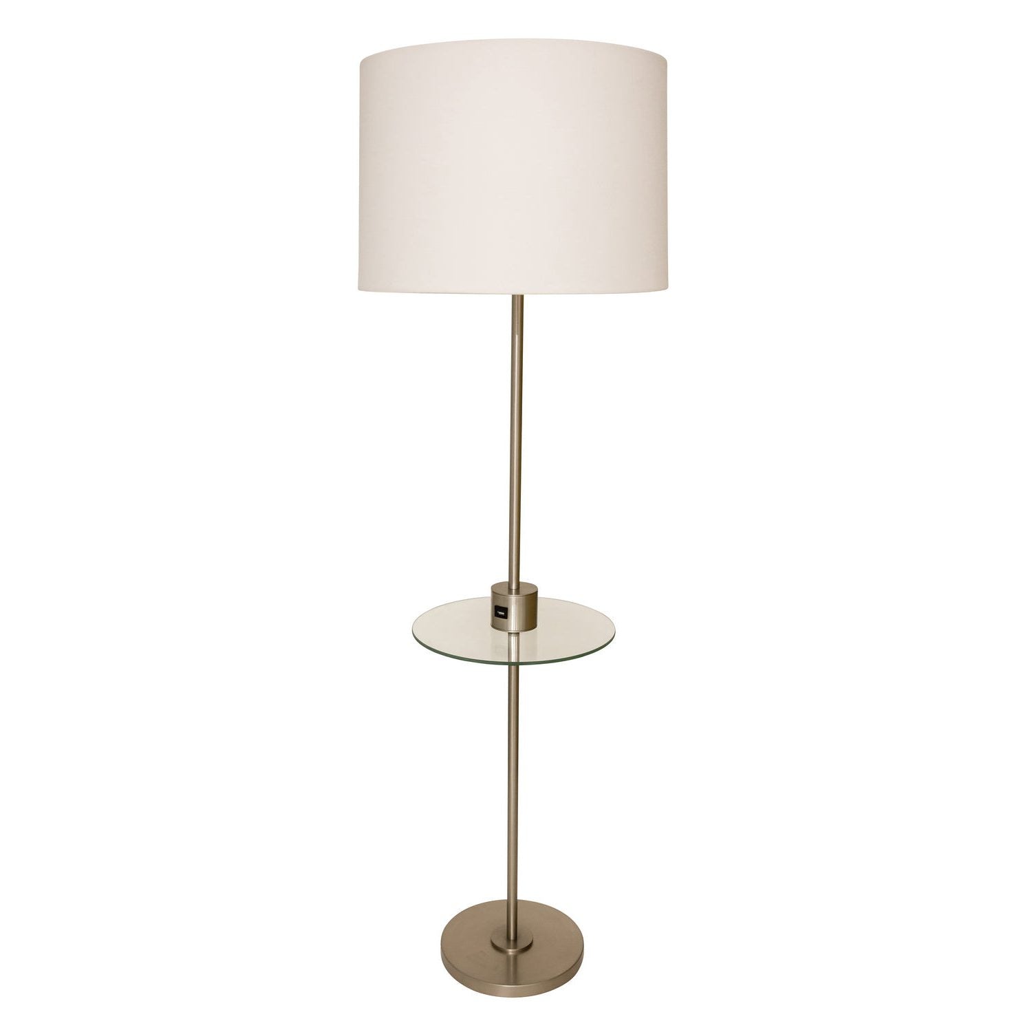 House of Troy - BR102-SN - One Light Floor Lamp - Brandon - Satin Nickel
