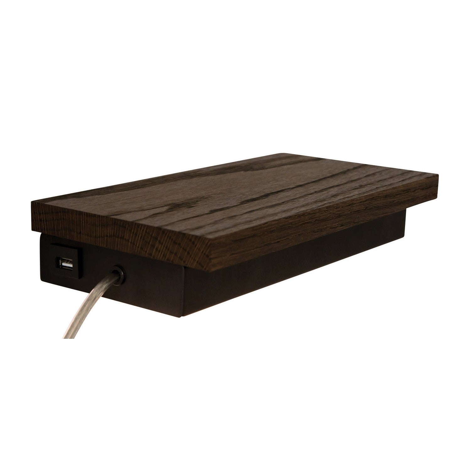 House of Troy - BUNK2-BLK - LED Wall Lamp - Bunk - Black with Stained Oak