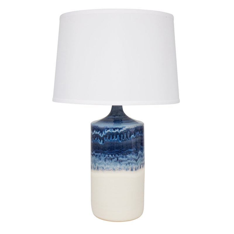 House of Troy - GS110-DWM - One Light Table Lamp - Scatchard - Decorated White Matte