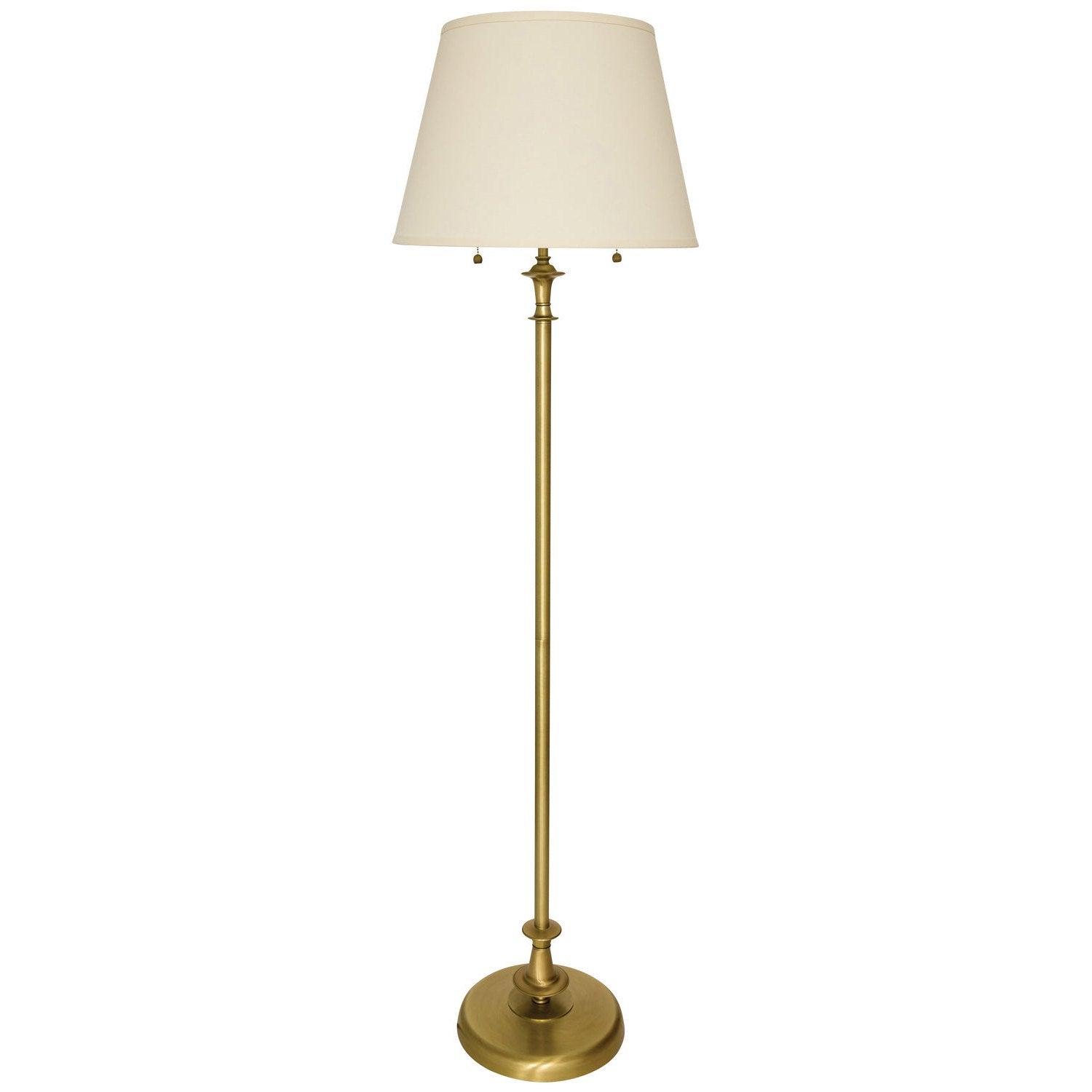 House of Troy - RA300-AB - Two Light Floor Lamp - Randolph - Antique Brass