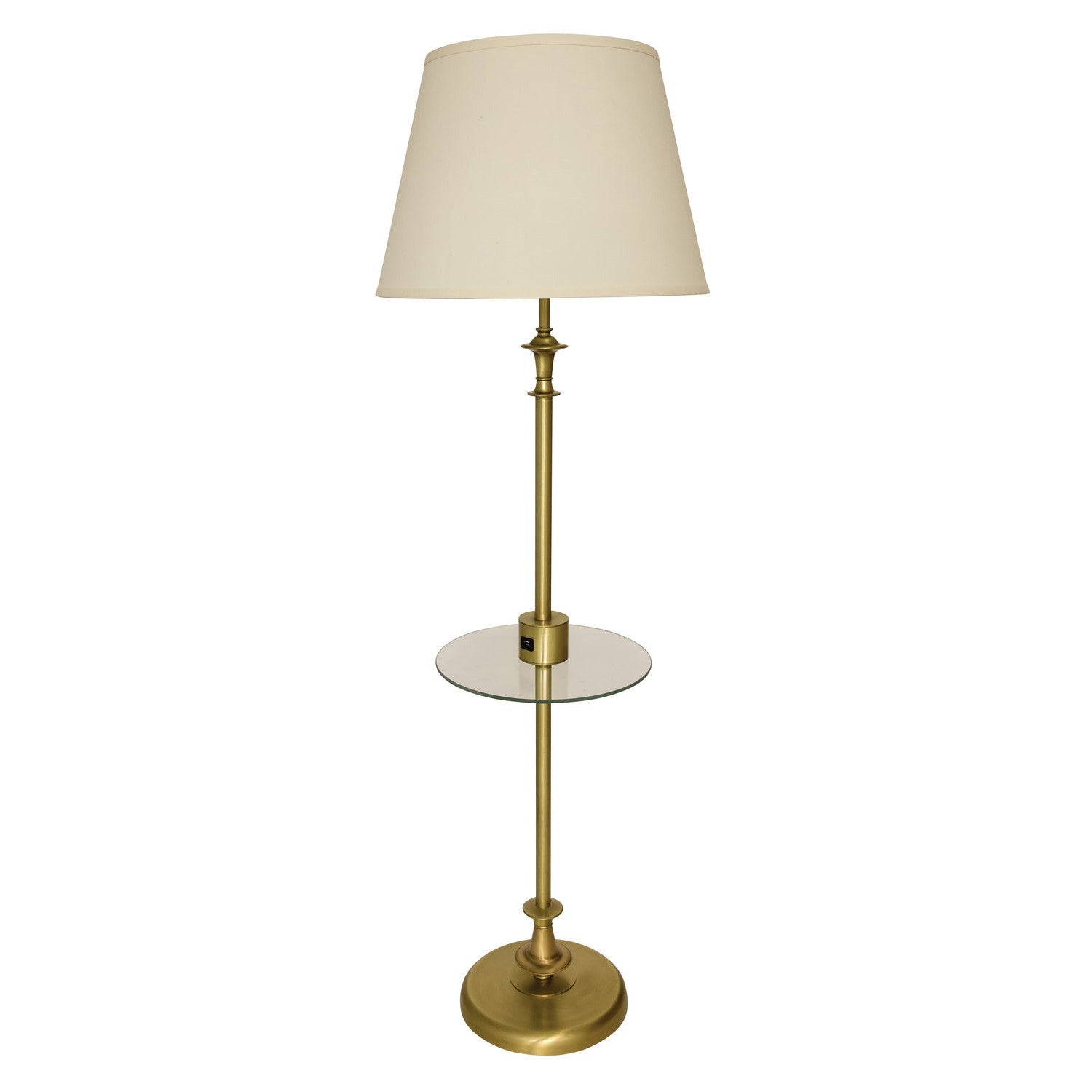 House of Troy - RA302-AB - One Light Floor Lamp - Randolph - Antique Brass