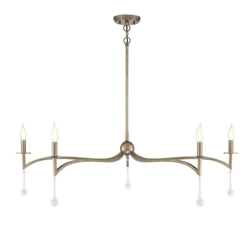 Savoy House - 1-1099-5-182 - Five Light Chandelier - Laramie - Chelsea Gold