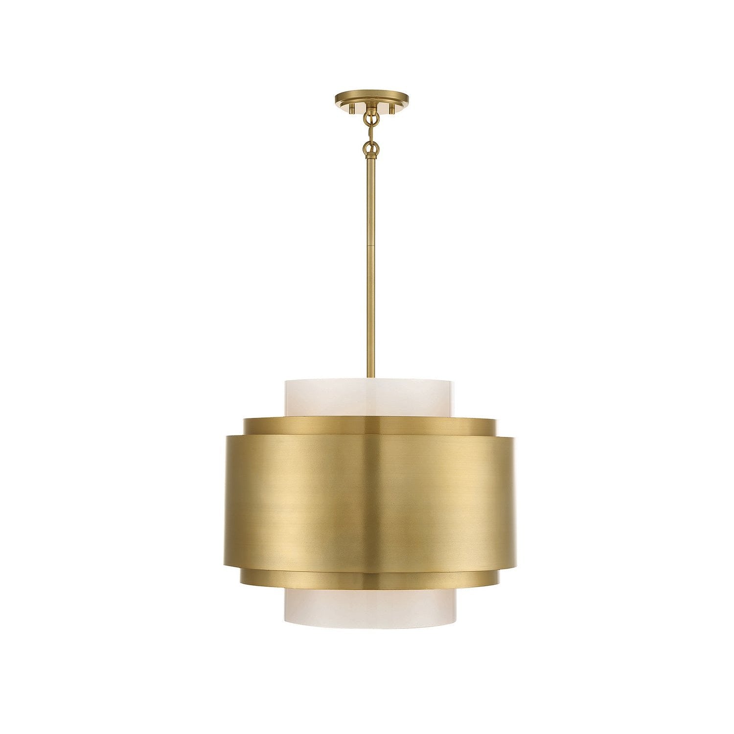 Savoy House - 1-181-4-171 - Four Light Pendant - Beacon - Burnished Brass