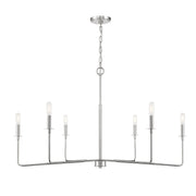 Savoy House - 1-2221-6-109 - Six Light Chandelier - Salerno - Polished Nickel