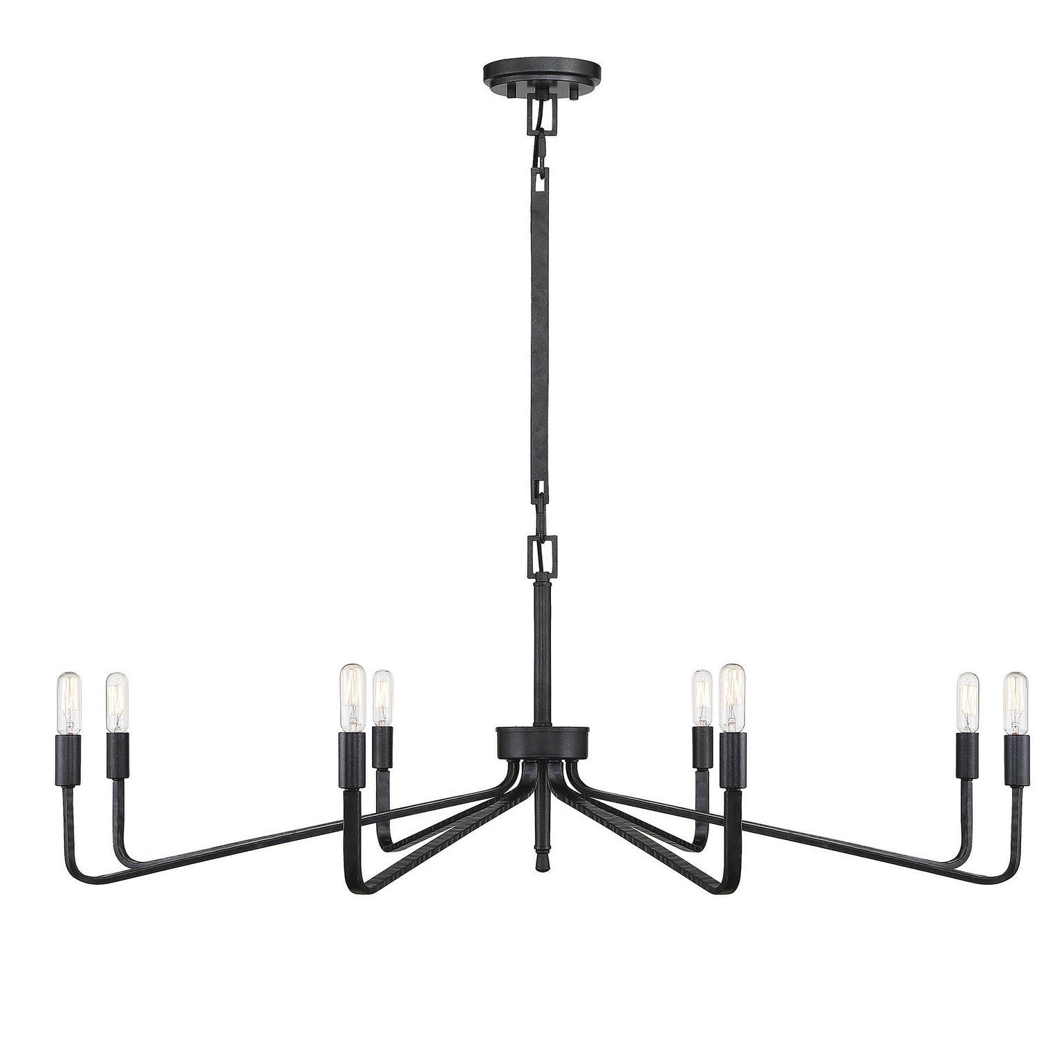 Savoy House - 1-6400-8-190 - Eight Light Chandelier - Salem - Forged Iron