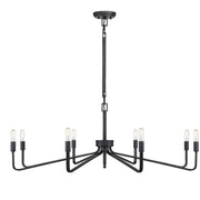 Savoy House - 1-6400-8-190 - Eight Light Chandelier - Salem - Forged Iron