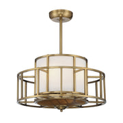 Savoy House - 30-FD-126-322 - Four Light Fan D'Lier - Oslo - Warm Brass