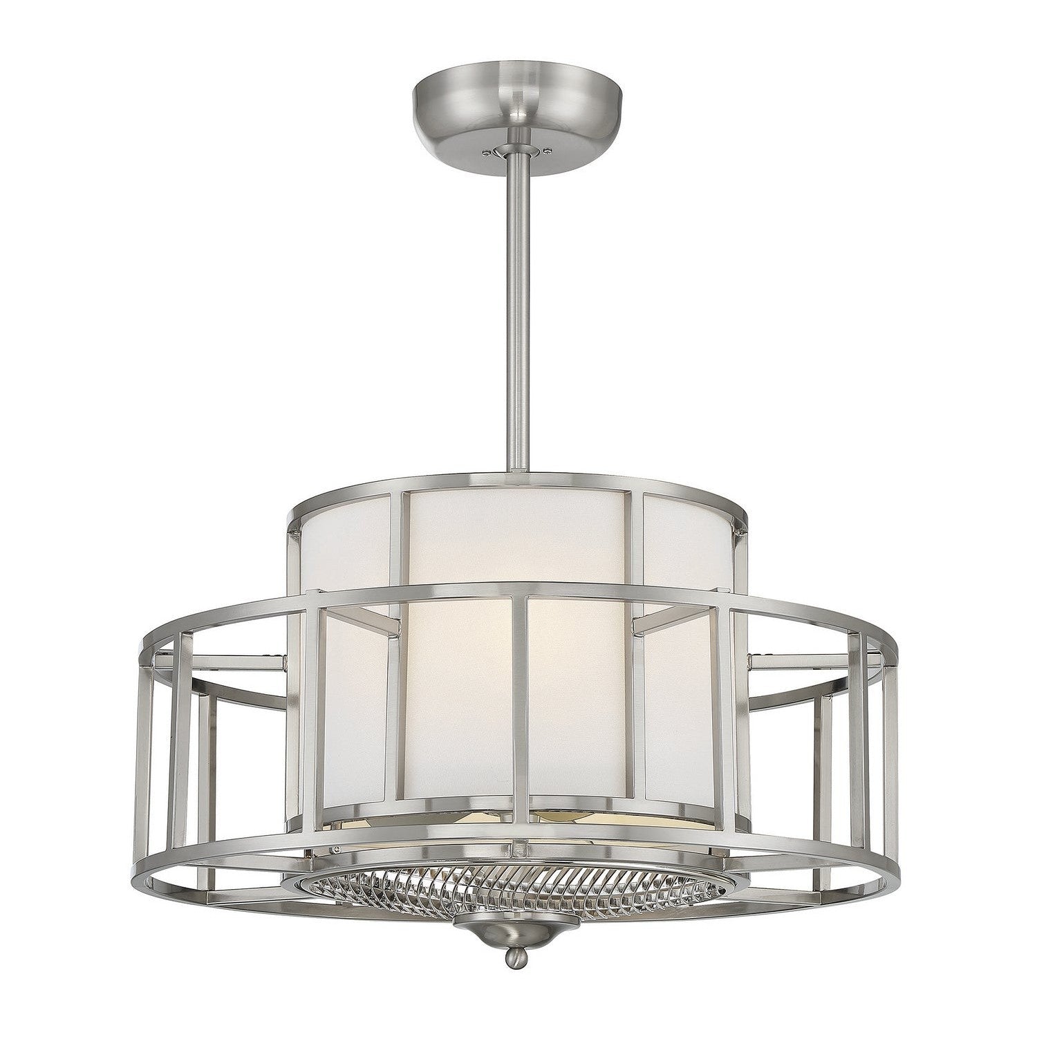 Savoy House - 30-FD-126-SN - Four Light Fan D'Lier - Oslo - Satin Nickel
