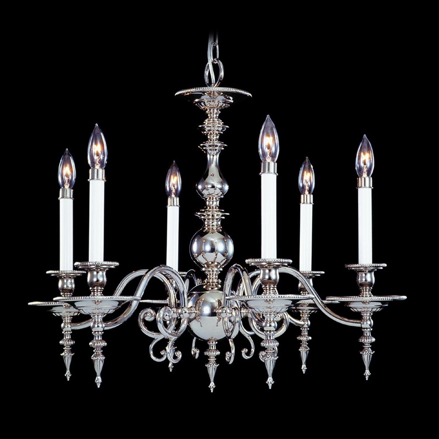 Framburg - 7446 PB - Six Light Chandelier - Kensington - Polished Brass
