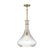 Savoy House - 7-2265-1-322 - One Light Pendant - Bristo - Warm Brass