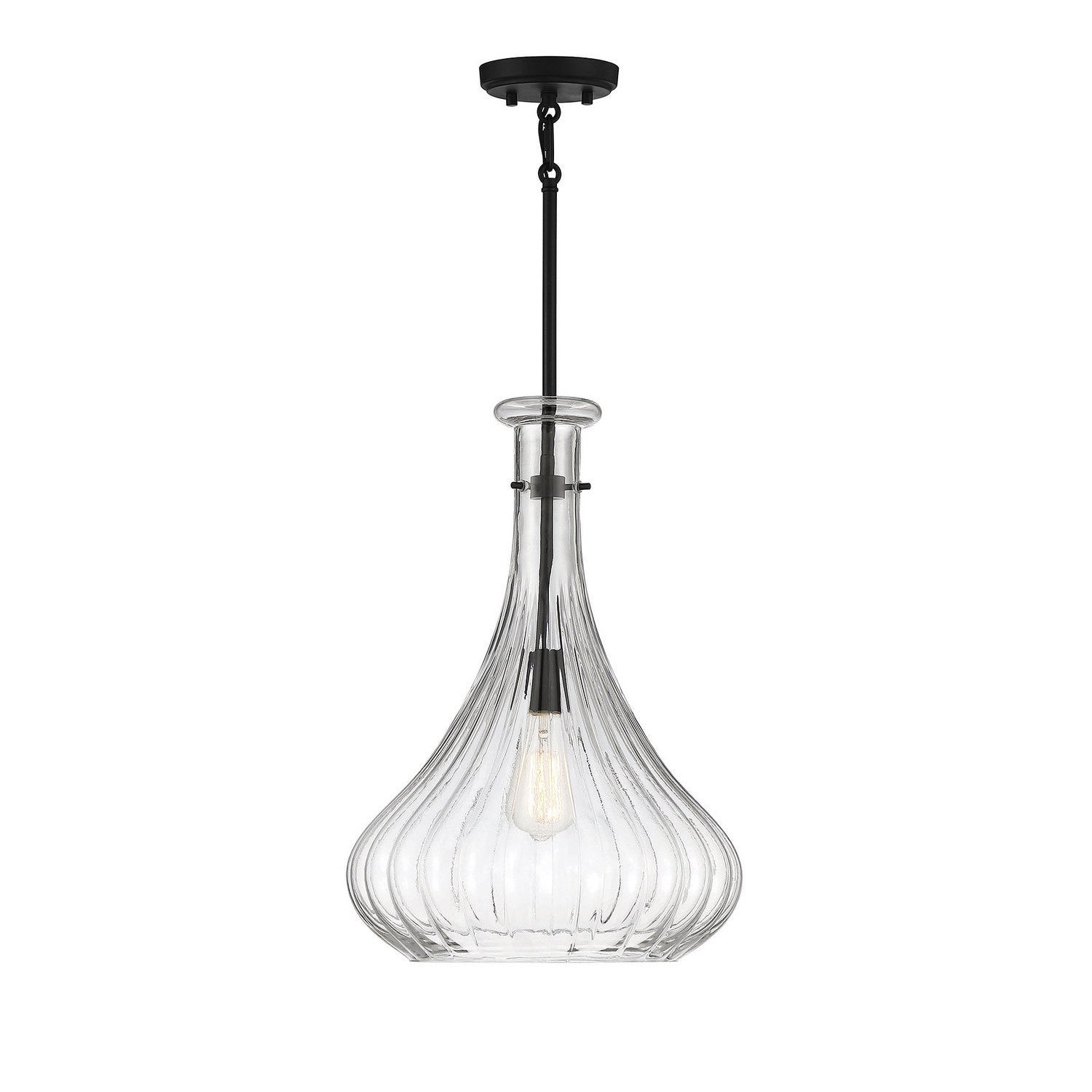 Savoy House - 7-2265-1-89 - One Light Pendant - Bristo - Matte Black