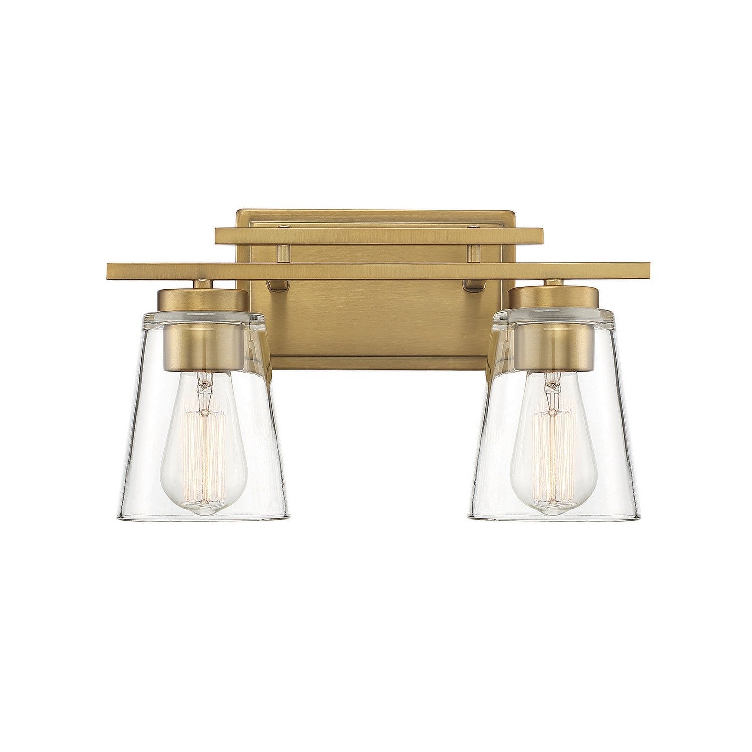 Savoy House - 8-1020-2-322 - Two Light Bath Bar - Calhoun - Warm Brass