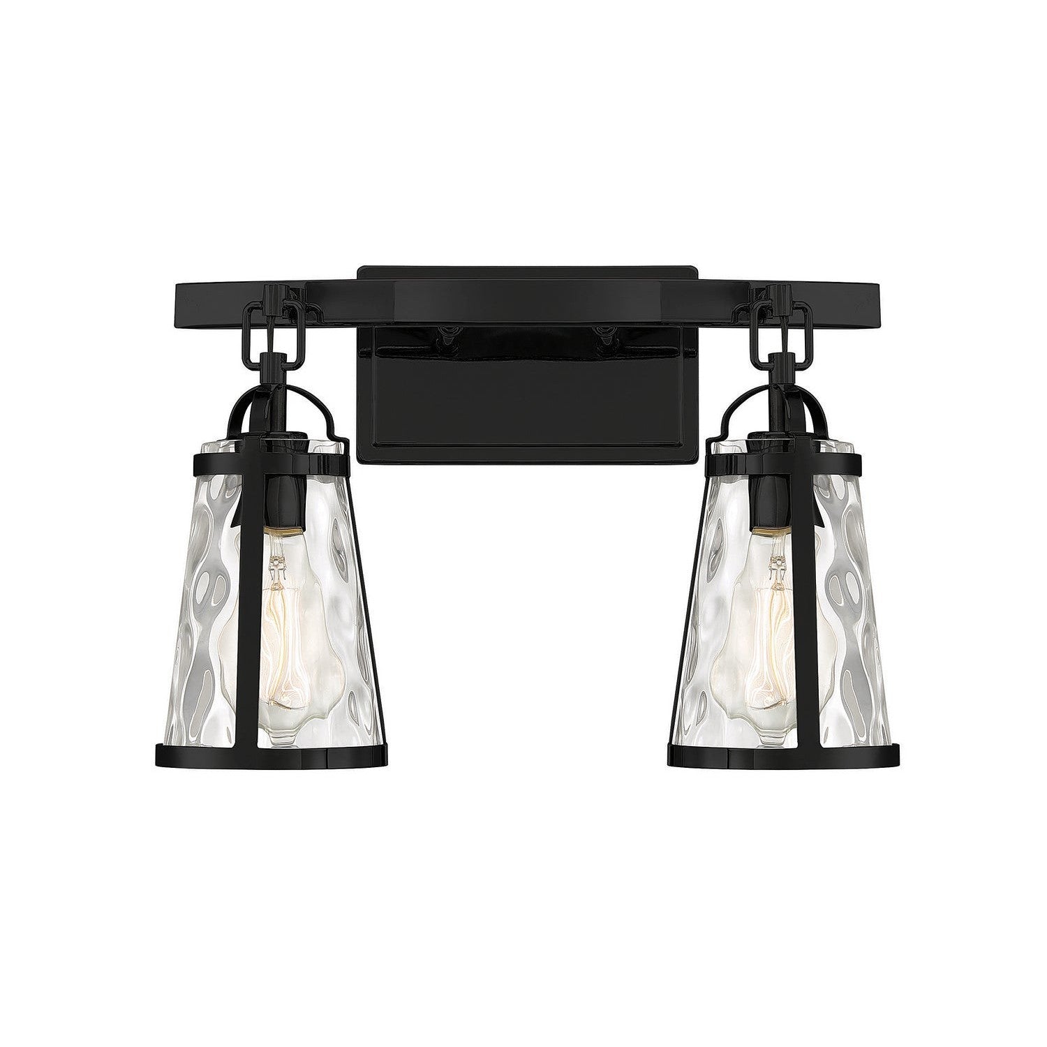 Savoy House - 8-560-2-BK - Two Light Bath Bar - Albany - Black