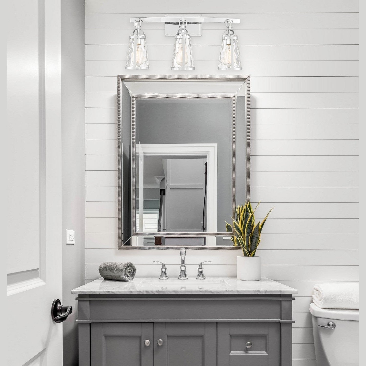 Savoy House - 8-560-3-11 - Three Light Bath Bar - Albany - Polished Chrome