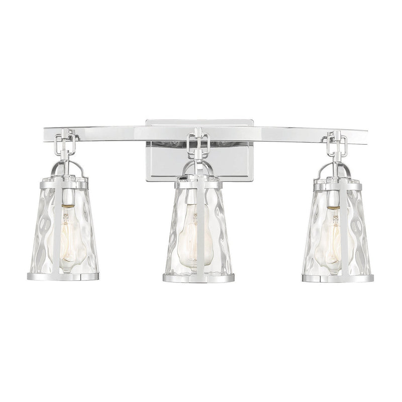 Savoy House - 8-560-3-11 - Three Light Bath Bar - Albany - Polished Chrome