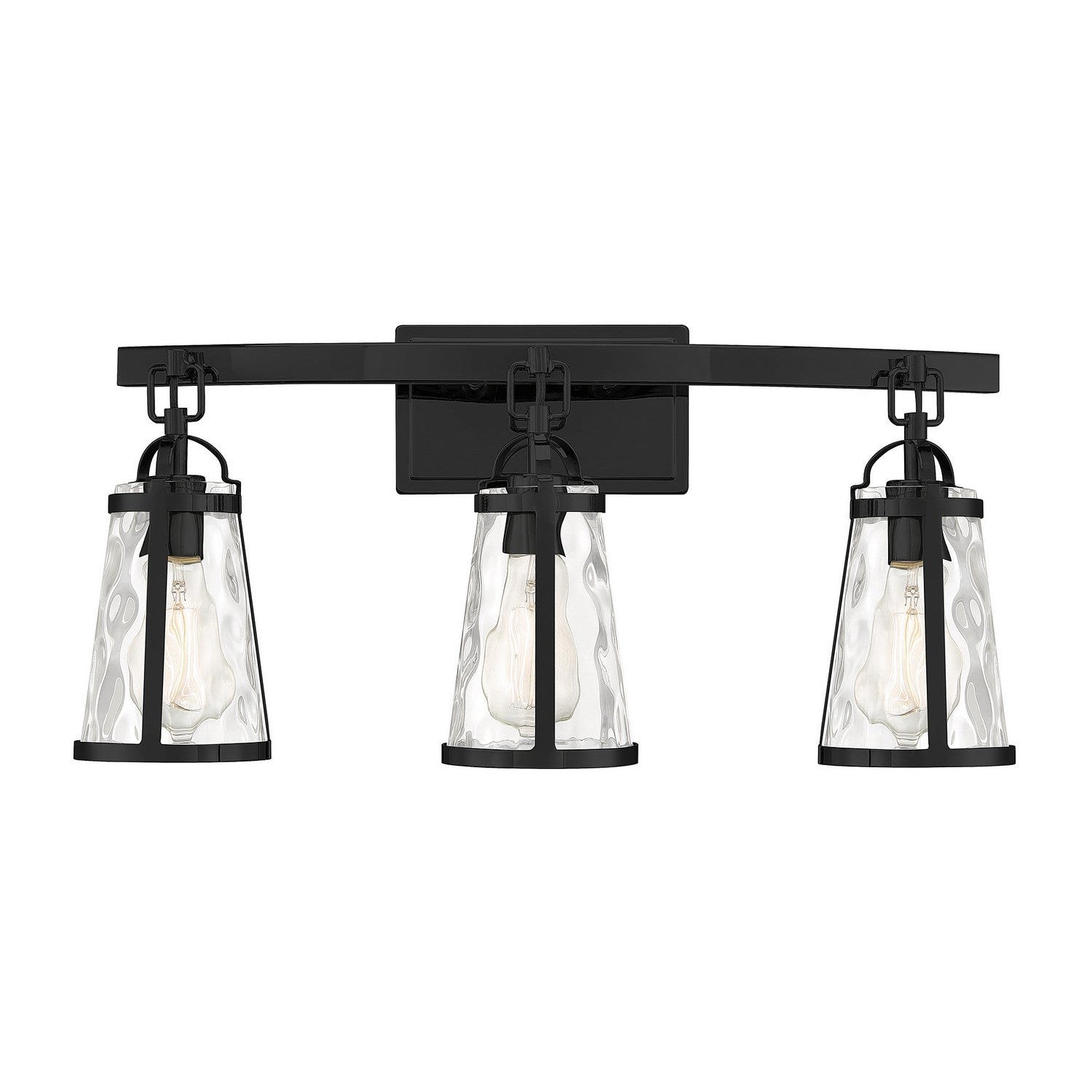 Savoy House - 8-560-3-BK - Three Light Bath Bar - Albany - Black