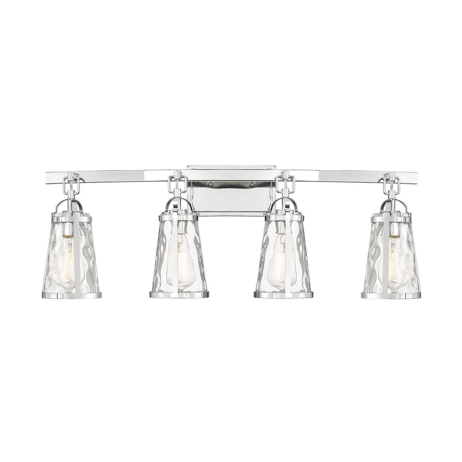 Savoy House - 8-560-4-11 - Four Light Bath Bar - Albany - Polished Chrome