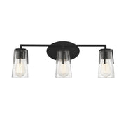 Savoy House - 8-7045-3-BK - Three Light Bath Bar - Sacremento - Black