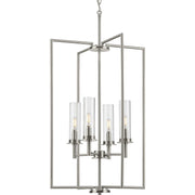 Progress Lighting - P500315-009 - Four Light Foyer Pendant - Kellwyn - Brushed Nickel