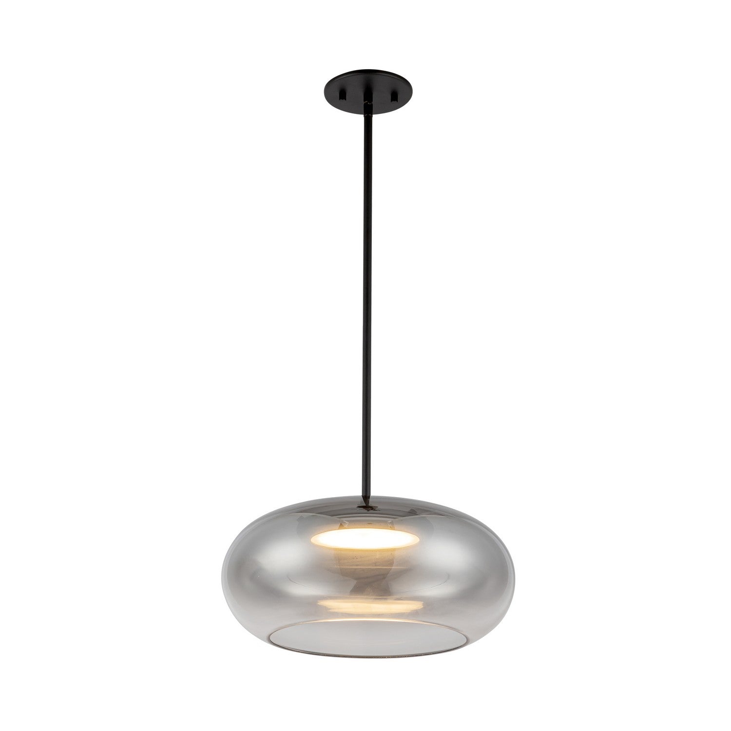 Kuzco Lighting - PD62014-BK/SM - LED Pendant - Trinity - Black/Smoked
