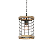 Maxim - 12519DWBK - One Light Pendant - Homestead - Driftwood / Black