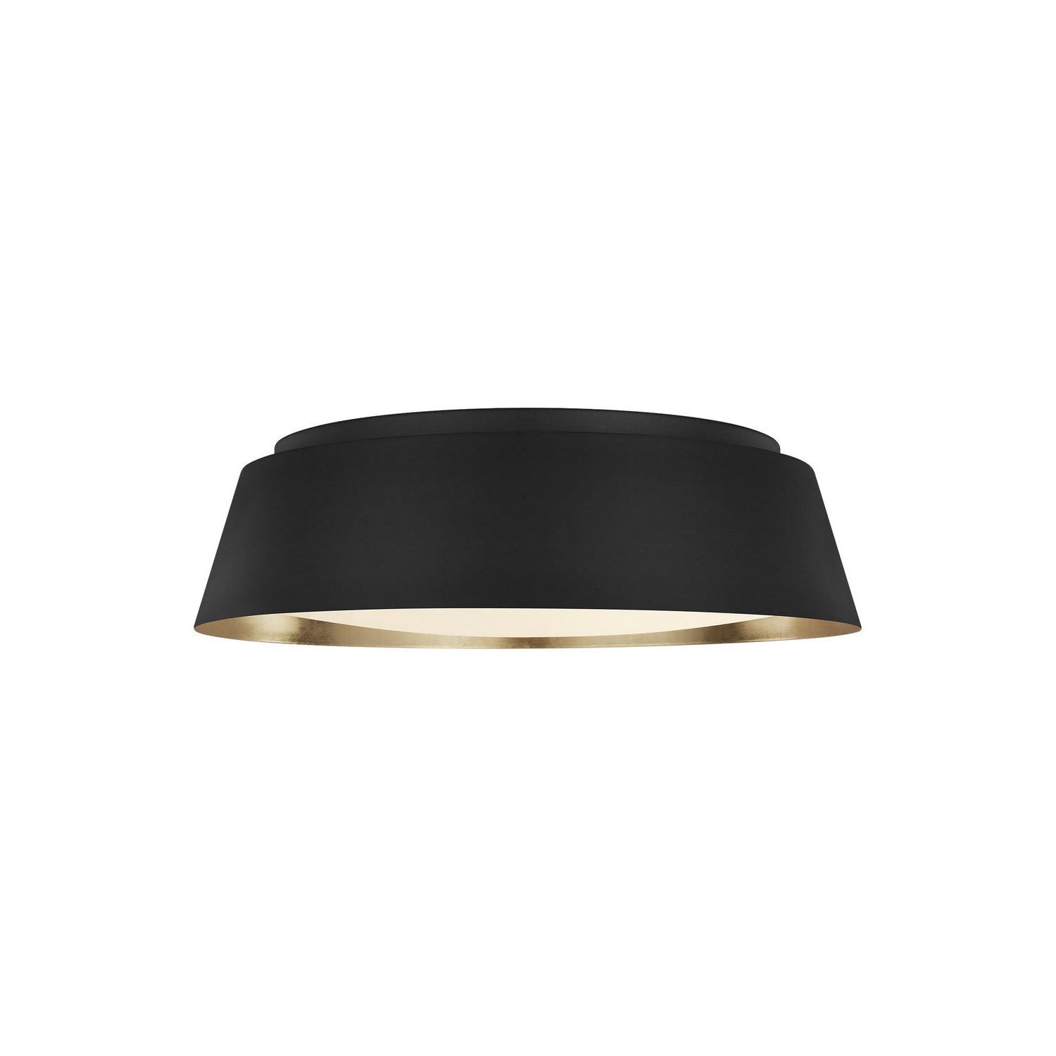 Visual Comfort Studio - EF1005MBK - Four Light Flush Mount - Asher - Midnight Black