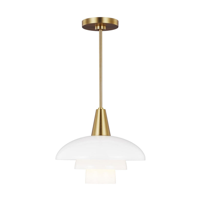 Visual Comfort Studio - EP1271BBS - One Light Pendant - Rossie - Burnished Brass