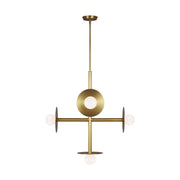 Visual Comfort Studio - KC1035BBS - Five Light Chandelier - Nodes - Burnished Brass