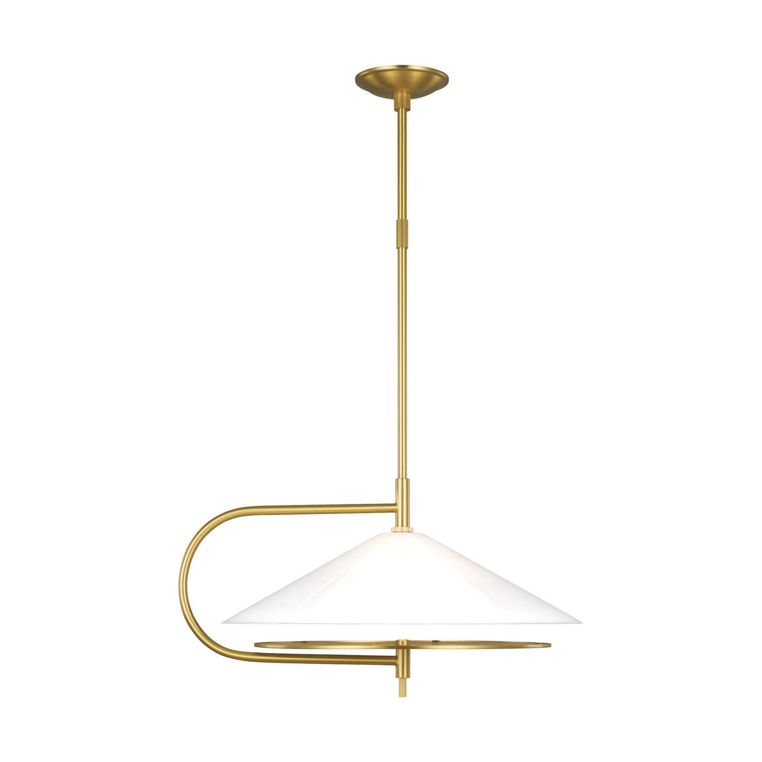 Visual Comfort Studio - KP1071BBS - Two Light Pendant - Gesture - Burnished Brass