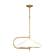 Visual Comfort Studio - KP1071BBS - Two Light Pendant - Gesture - Burnished Brass
