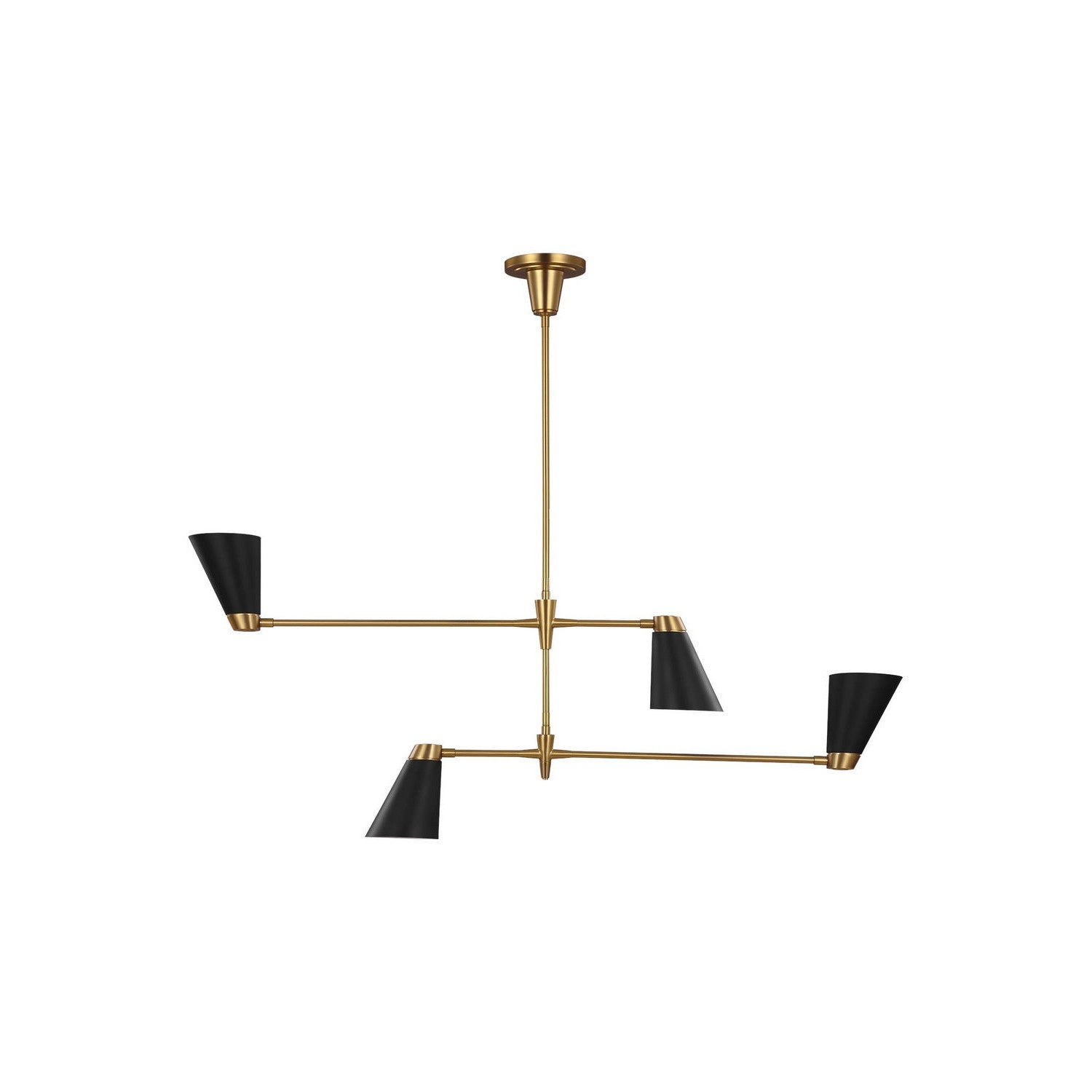 Visual Comfort Studio - TC1104BBS - Four Light Chandelier - Signoret - Burnished Brass