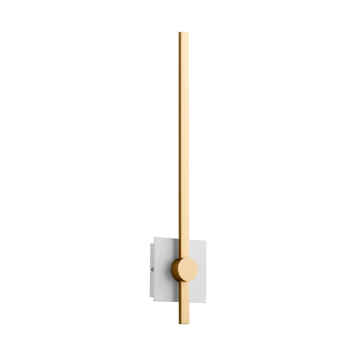 Quorum - 3-50-650 - LED Wall Sconce - Zora - White|Industrial Brass