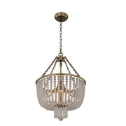 Kalco - 511855BCG - Four Light Pendant - Esperanza - Brushed Champagne Gold