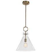 Uttermost - 21548 - One Light Pendant - Imbuto - Aged Brass