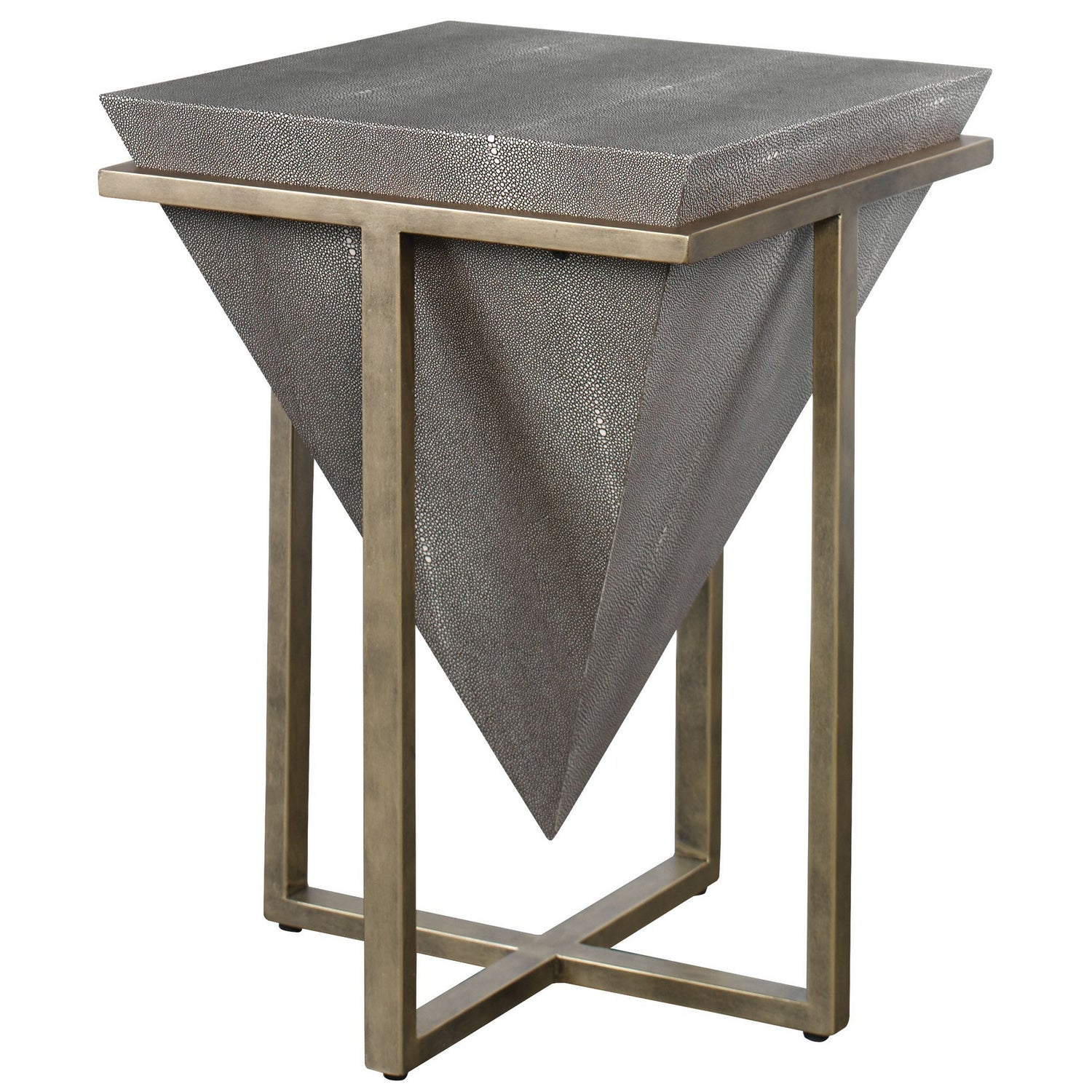 Uttermost - 25123 - Accent Table - Bertrand - Aged Gold