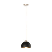 Z-Lite - 1004P10-MB-BN - One Light Pendant - Landry - Matte Black + Brushed Nickel