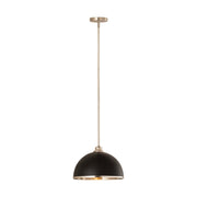 Z-Lite - 1004P14-MB-BN - One Light Pendant - Landry - Matte Black + Brushed Nickel