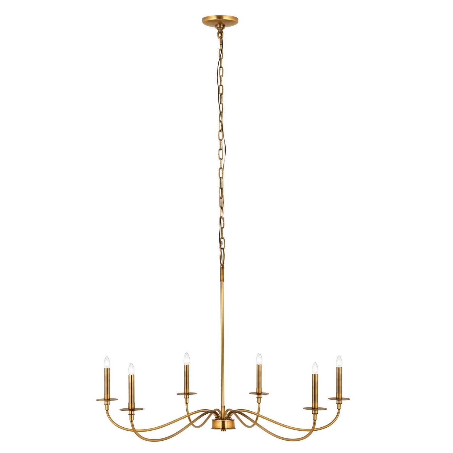 Z-Lite - 2301-42RB - Six Light Chandelier - Arrington - Rubbed Brass