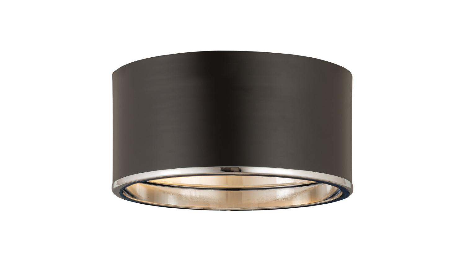 Z-Lite - 2303F2-MB-CH - Two Light Flush Mount - Arlo - Matte Black + Chrome