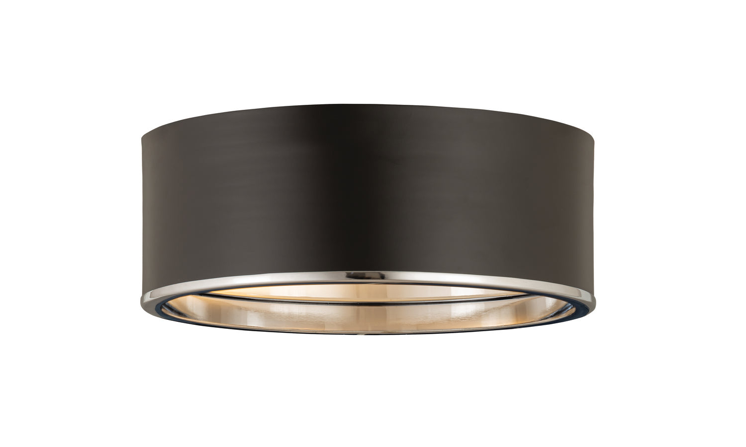 Z-Lite - 2303F3-MB-CH - Three Light Flush Mount - Arlo - Matte Black + Chrome
